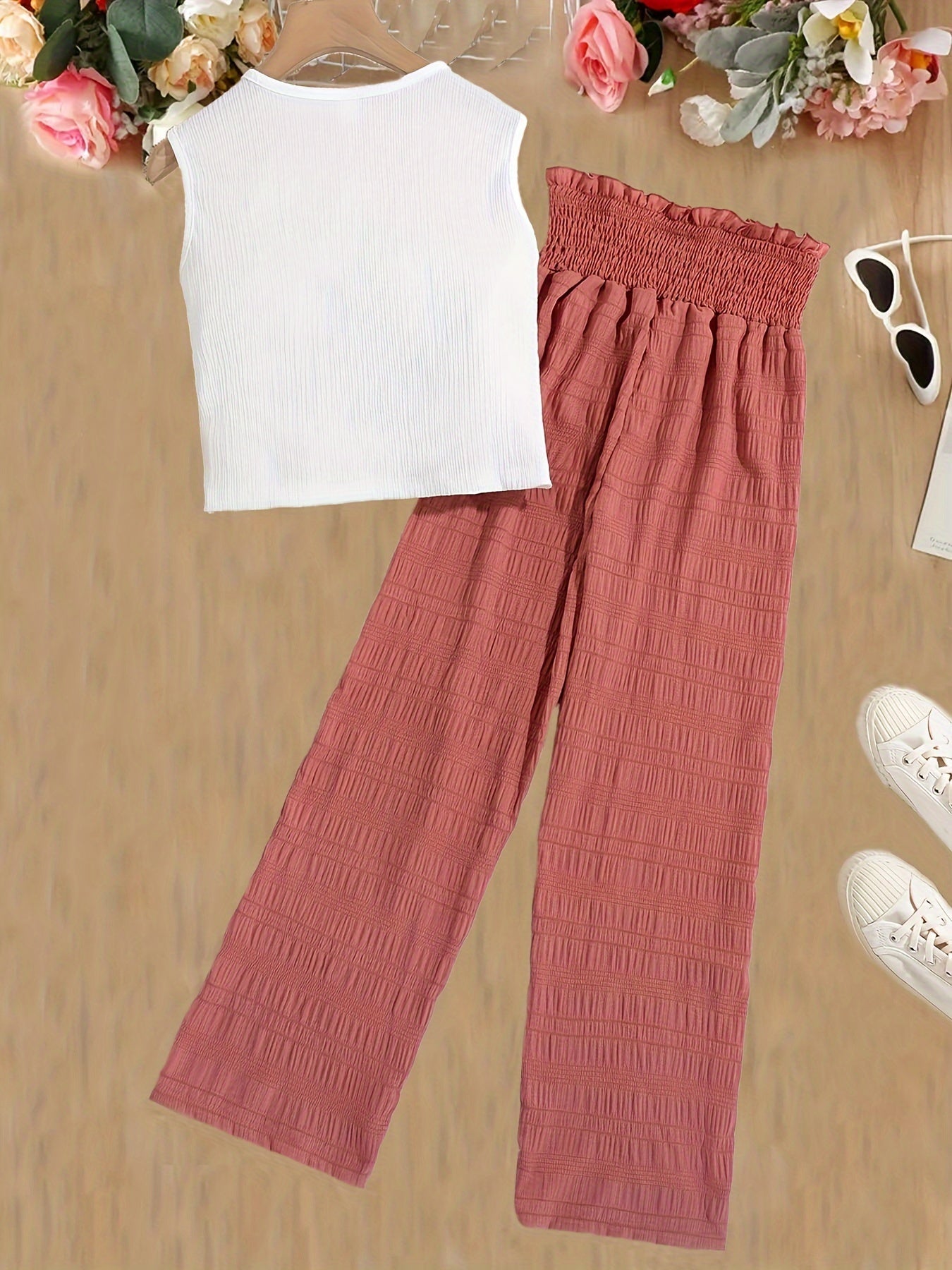 Ensemble pantalon fluide et débardeur