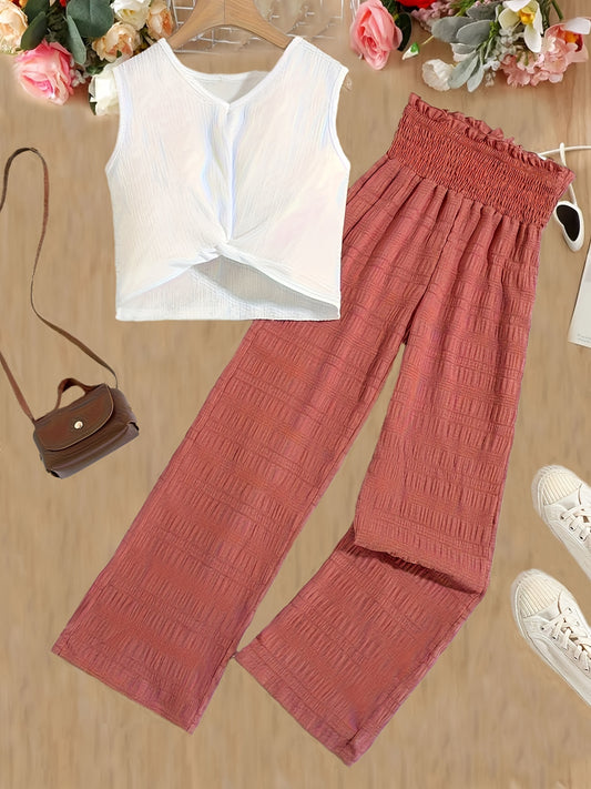 Ensemble pantalon fluide et débardeur