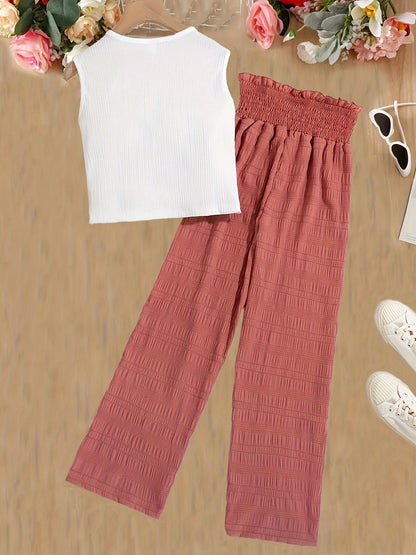 Ensemble pantalon fluide et débardeur