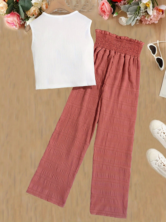 Ensemble pantalon fluide et débardeur