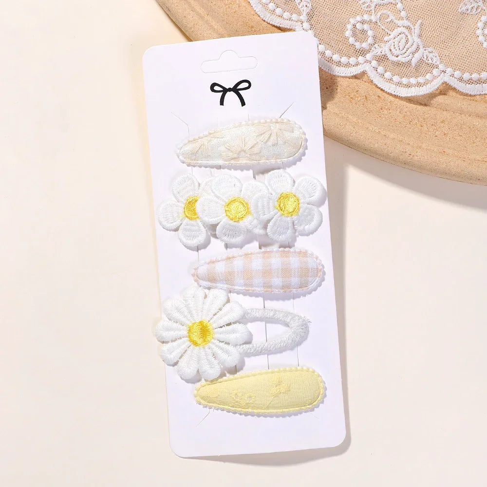 Barrettes fleurs