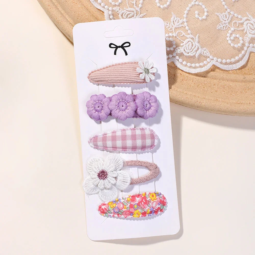 Barrettes fleurs
