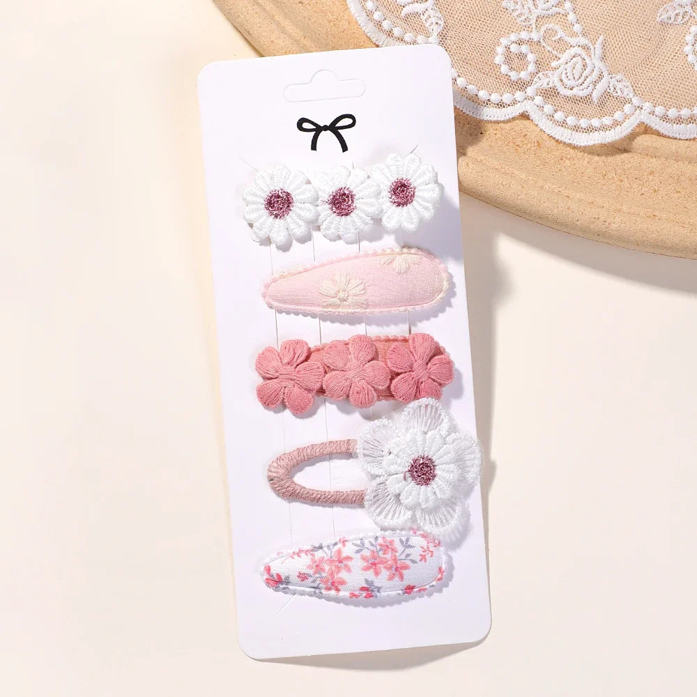 Barrettes fleurs