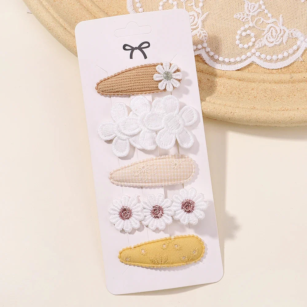 Barrettes fleurs
