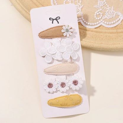 Barrettes fleurs