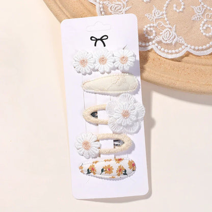 Barrettes fleurs