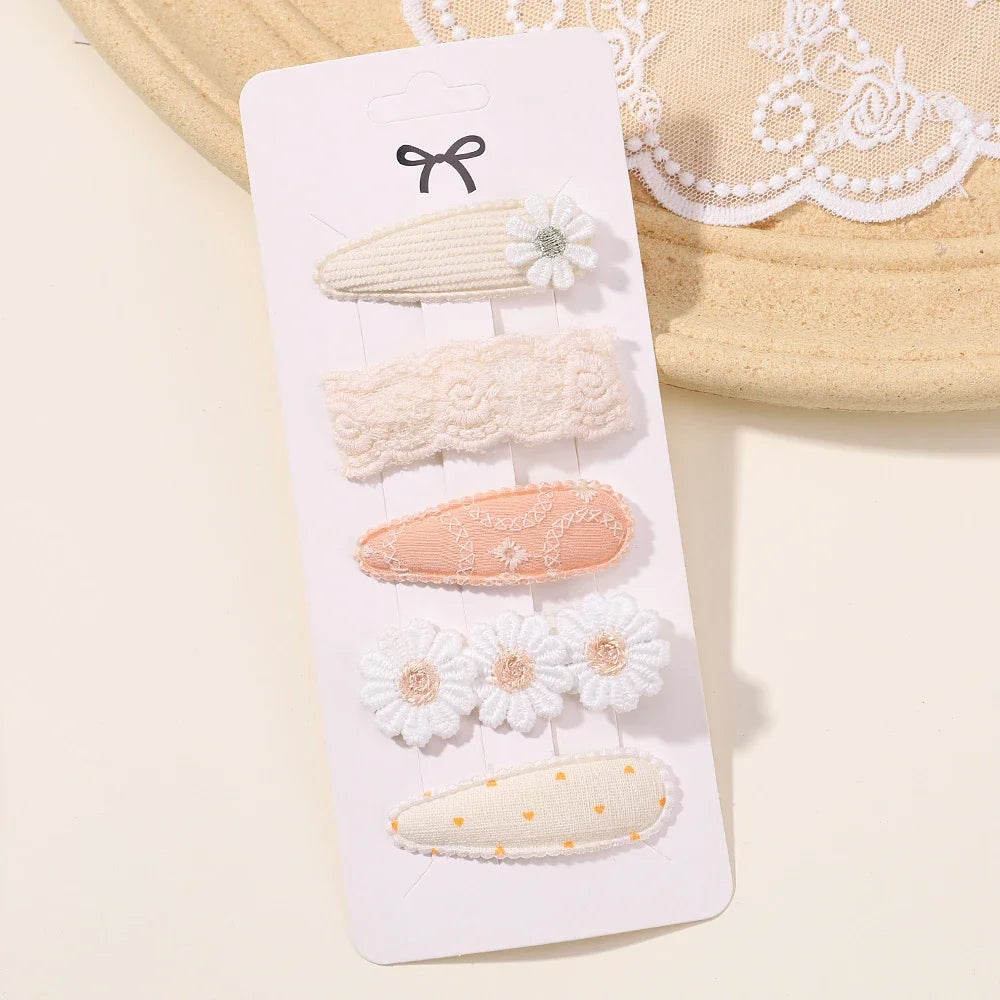Barrettes fleurs