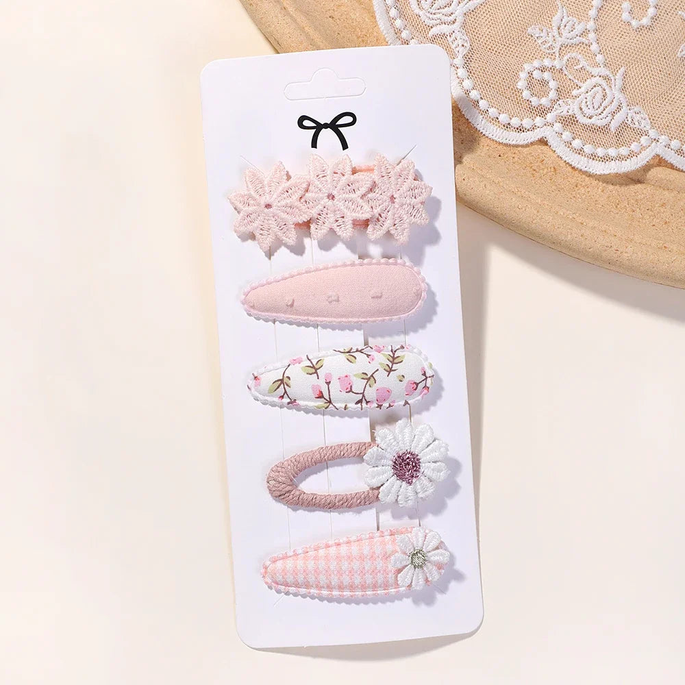 Barrettes fleurs