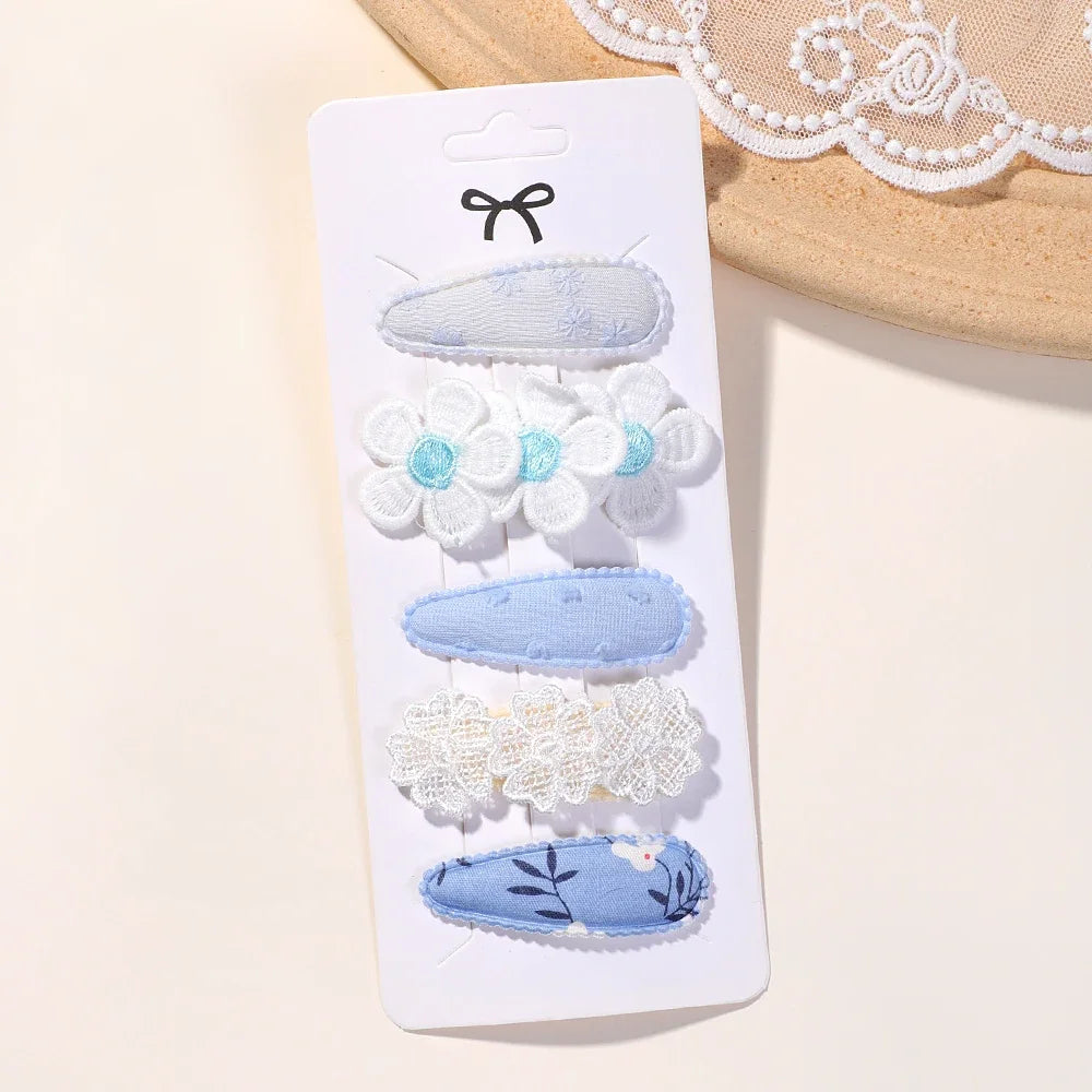 Barrettes fleurs