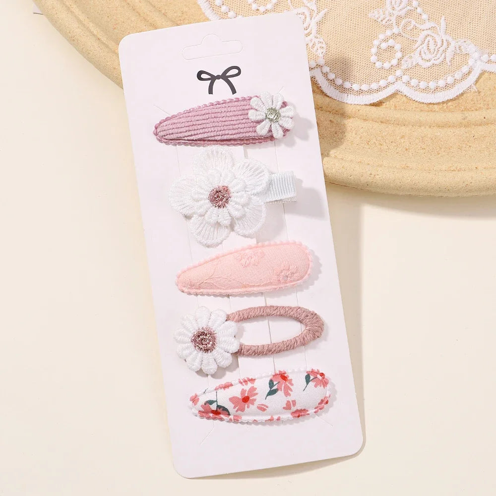 Barrettes fleurs