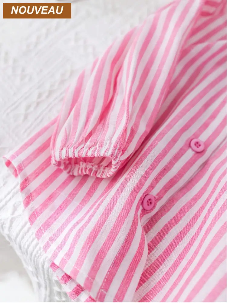 Chemise rose