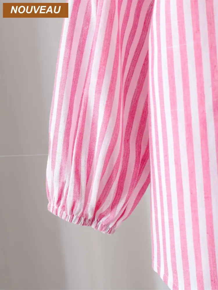 Chemise rose