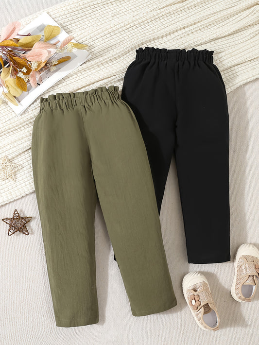 Lot pantalons nœud papillon