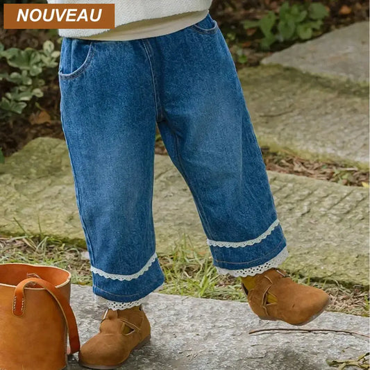 Pantalon large Bleu foncé / 2 ans