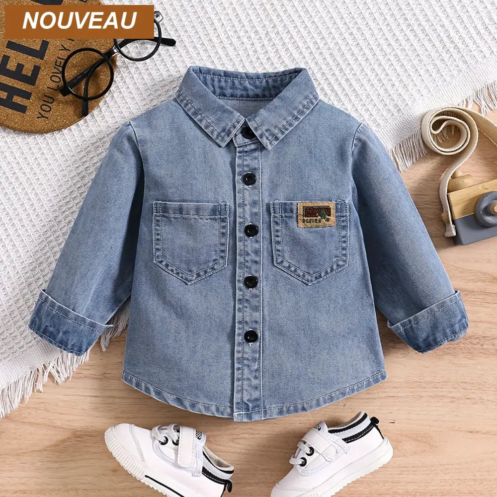 Veste en jean Bleu clair / 6-9 mois